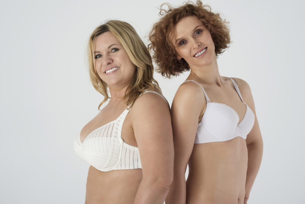 Waist up photography of mature women